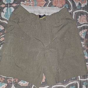 AFTCO Olive Cargo Shorts for Men
